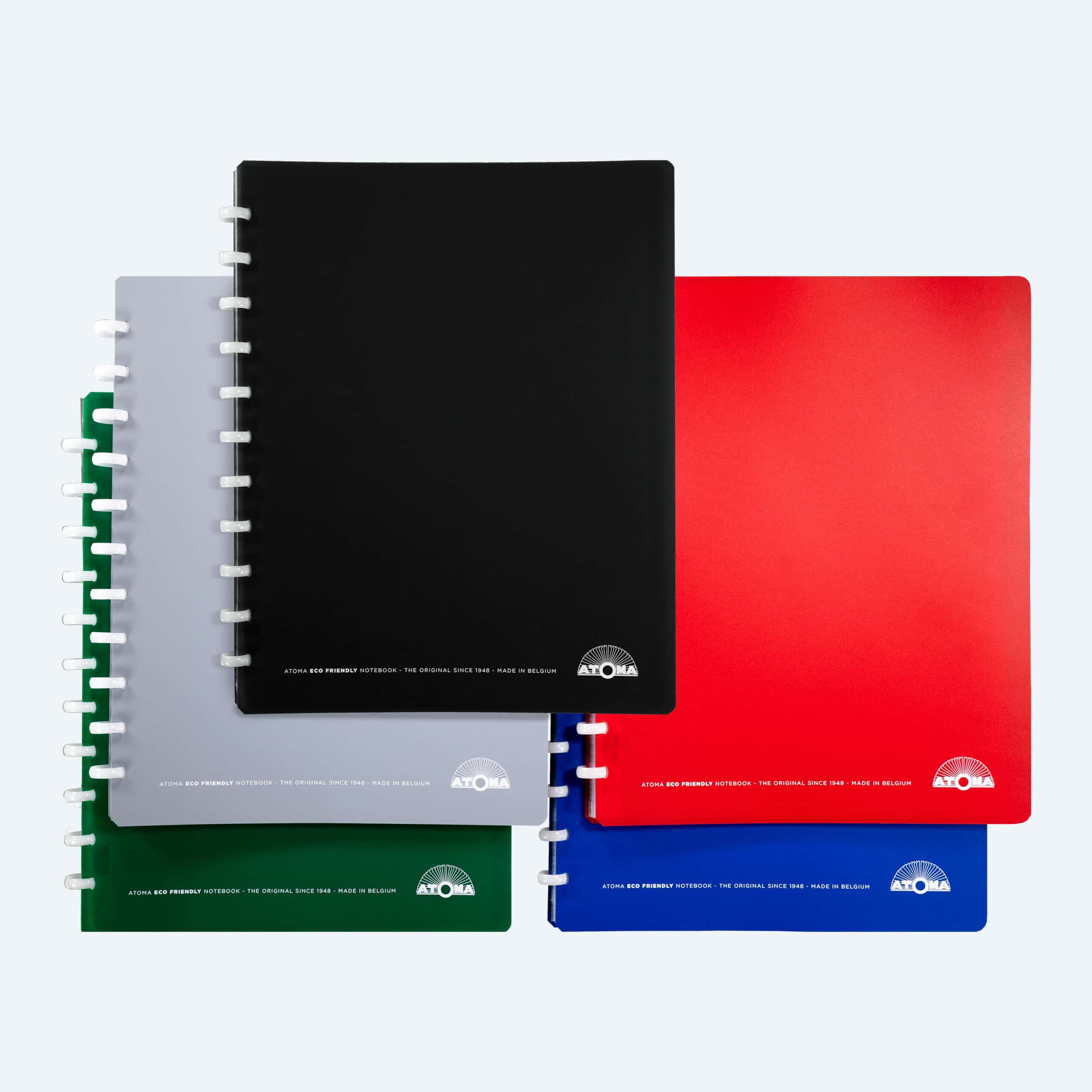 ATOMA Cahier A4 Quadrillé 5x5mm avec Intercalaires (Couleurs