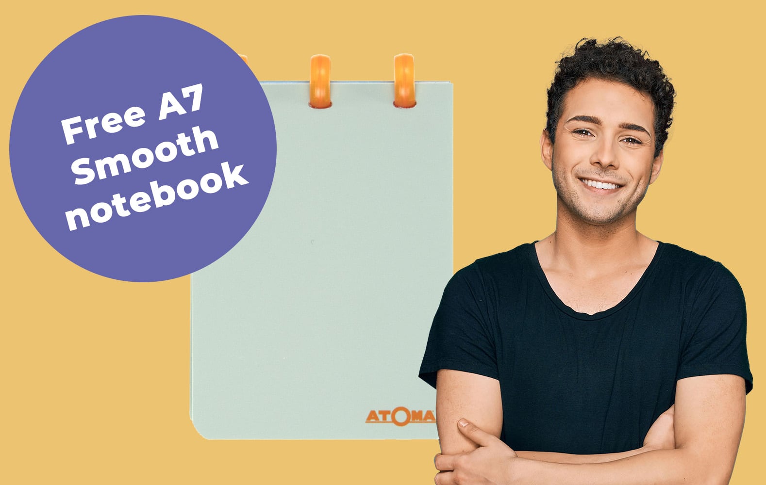 Free Smooth A7 notebook